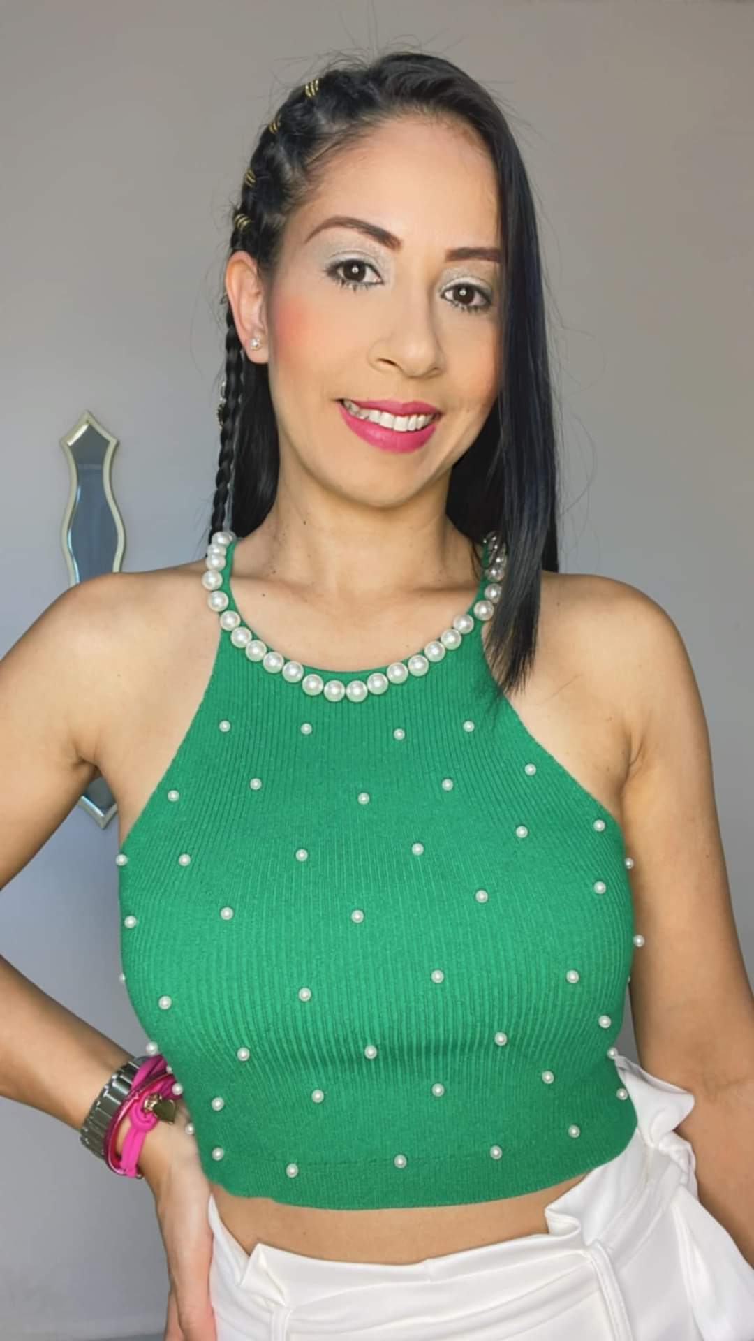 Green Pearl Top